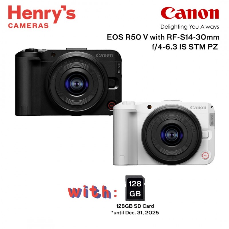 Canon EOS R50 V with RF-S14-30mm f/4-6.3 IS STM PZ